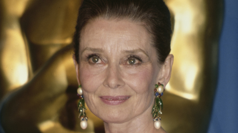 Audrey Hepburn at the Oscars in 1992.