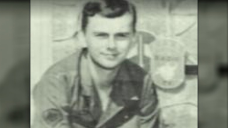 Pat Sajak smiling in military uniform
