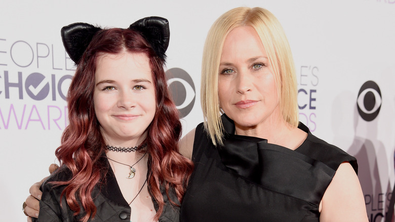 Patricia Arquette poses with daughter Harlow Jane in 2015