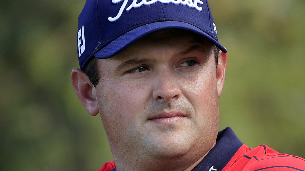 Patrick Reed at golf tournament 