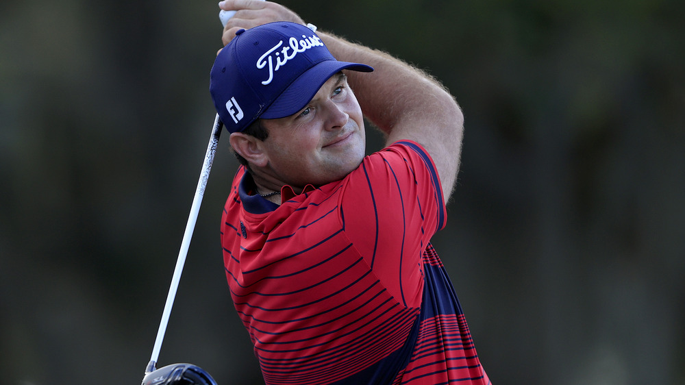 Patrick Reed at golf tournament 