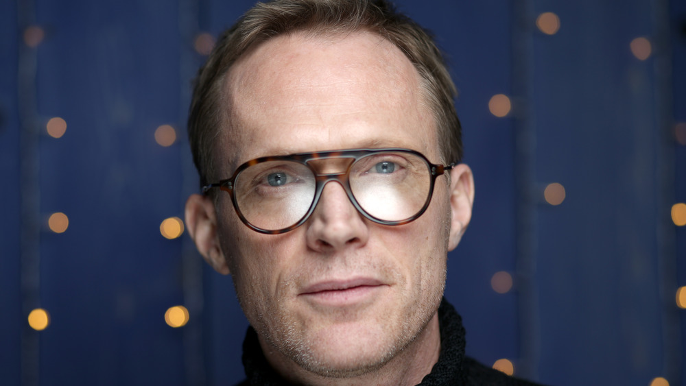 Paul Bettany looking serious