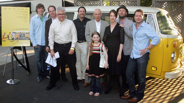 Paul Dano with Little Miss Sunshine crew