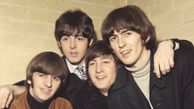 The Beatles pose for a portrait