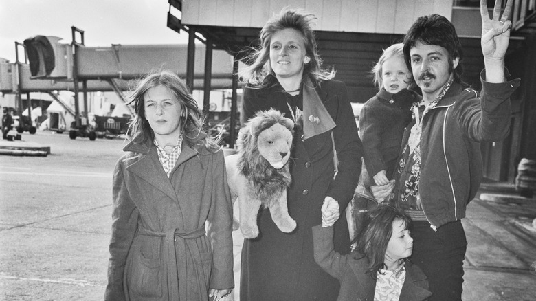 Heather McCartney with Linda Mary Stella Paul Mccartney