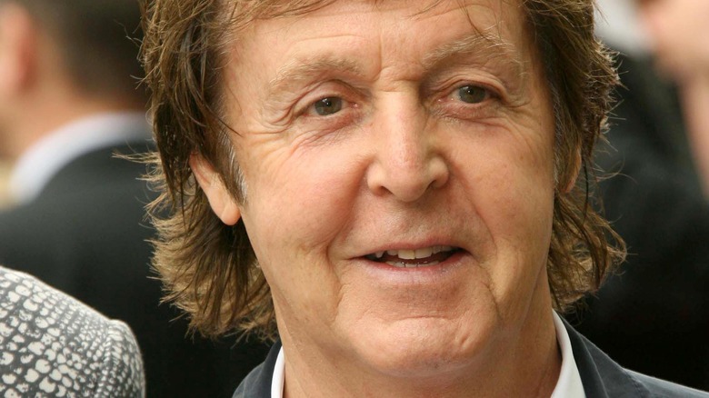 Paul McCartney smiling long hair