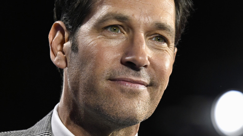 Paul Rudd with stubble