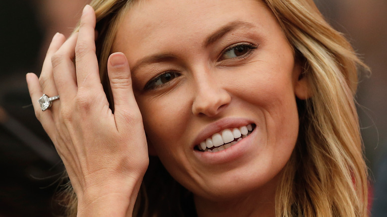 Paulina Gretzky smiling 