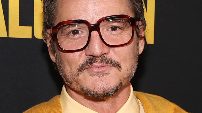 Pedro Pascal posing in glasses