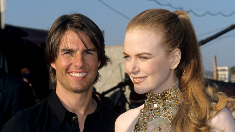 Tom Cruise Nicole Kidman smiling
