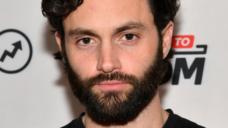 Penn Badgley on the red carpet 