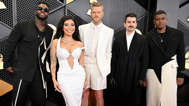 Pentatonix attending the 2024 Grammy Awards