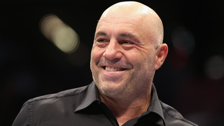 Joe Rogan smiling at event