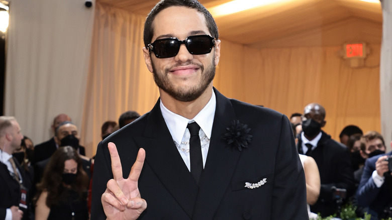 Pete Davidson at the Met Gala 2022