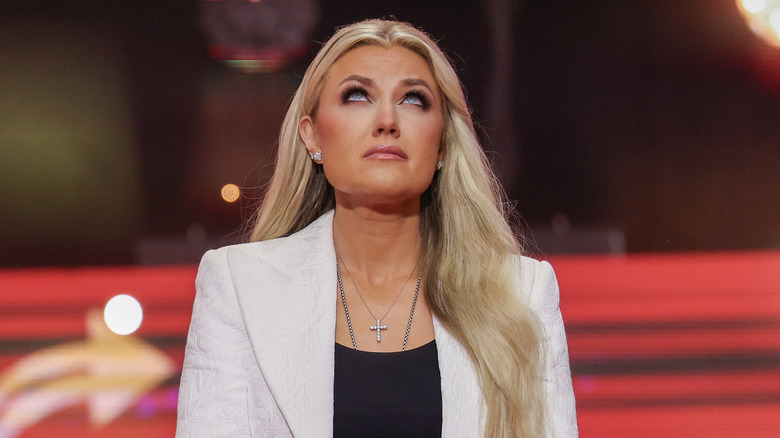 Erika Kirk speaks in September 2025