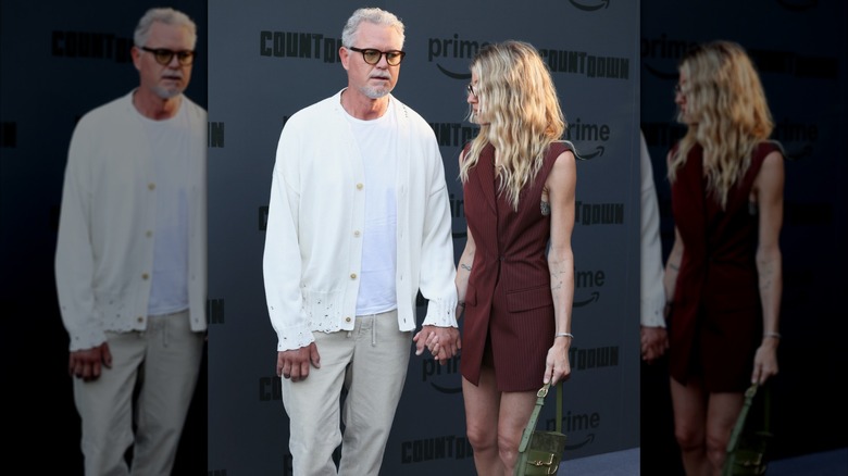 Eric Dane and Janelle Shirtcliff at the premiere for "Countdown."