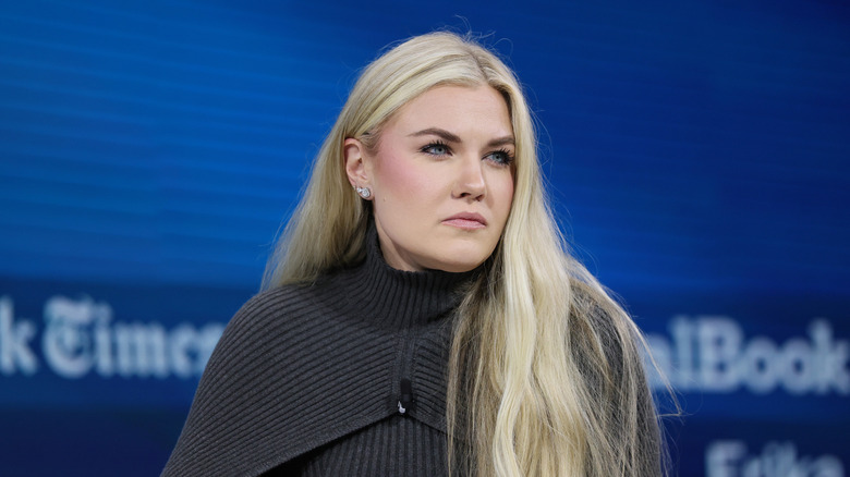 Erika Kirk looking afar