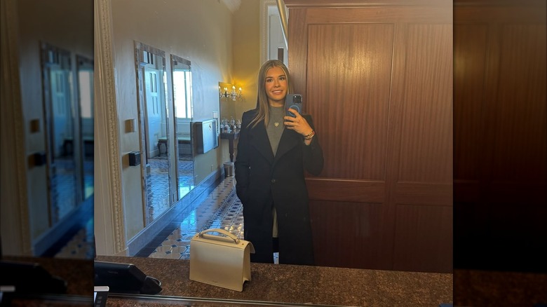 Kai Trump taking a mirror selfie