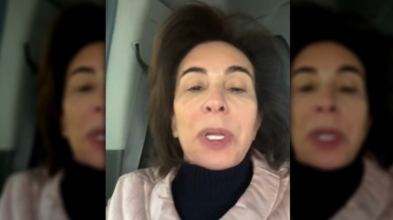 Jeanine Pirro talking during an Instagram video