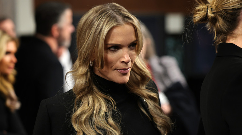 Journalist and media personality Megyn Kelly attending the Senate Finance Committee confirmation hearing for Robert F. Kennedy Jr., President Trump's nominee for Secretary of Health and Human Services, at the Dirksen Senate Office Building