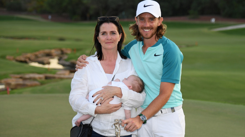 Clare Fleetwood Tommy Fleetwood and their baby