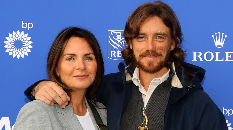 Clare Fleetwood and Tommy Fleetwood at the Ryder Cup