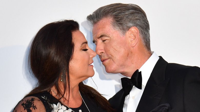 Pierce Brosnan and Keely Shaye Smith