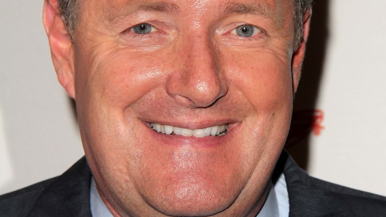 Piers Morgan smiling