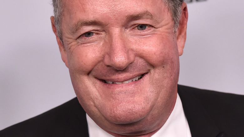 Piers Morgan smiling