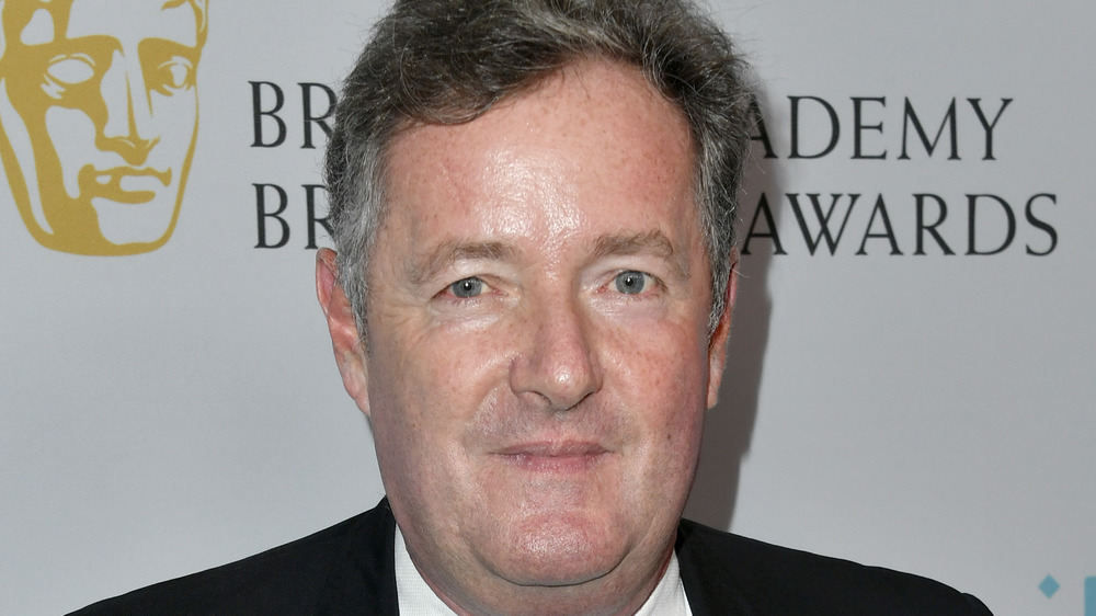 Piers Morgan looking serious