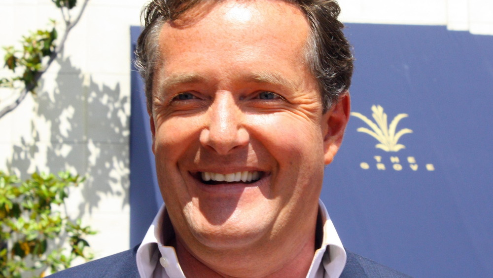 Piers Morgan smiling