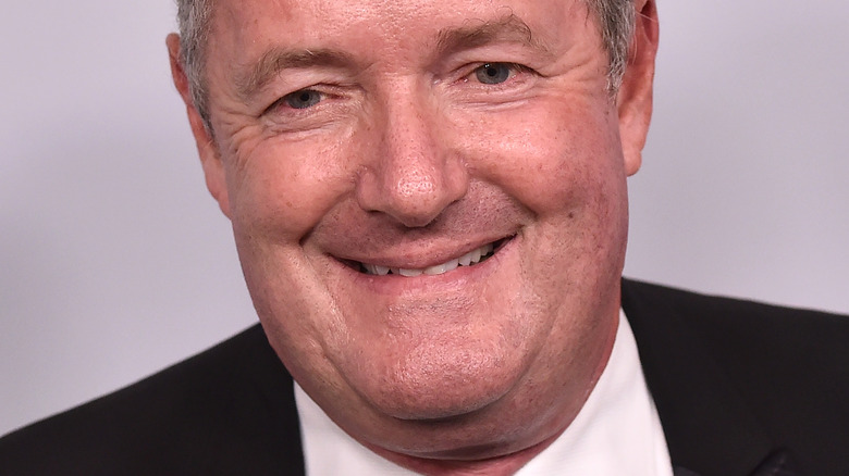 Piers Morgan smiling