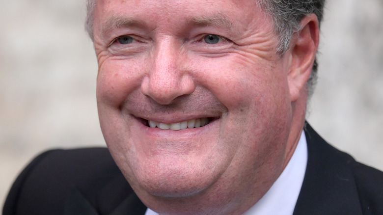 Piers Morgan smiling