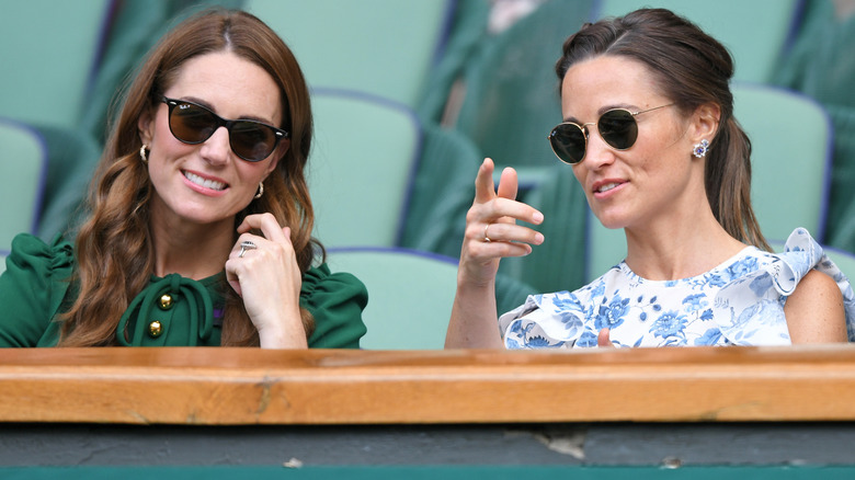 Kate Middleton and Pippa Middleton