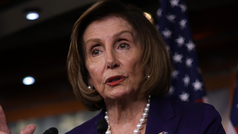 Nancy Pelosi talking