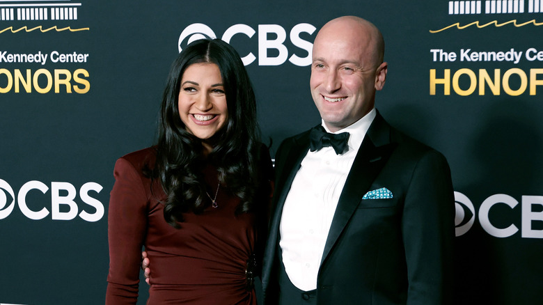 Katie Miller and Stephen Miller attending the 2025 Kennedy Center Honors at The Kennedy Center