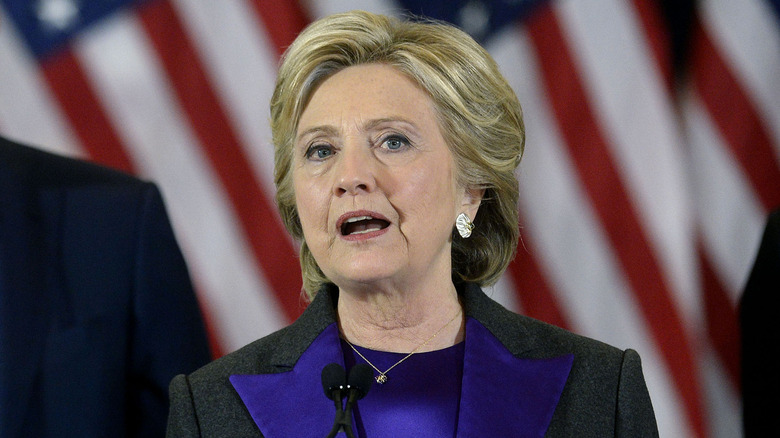 Hillary Clinton conceding