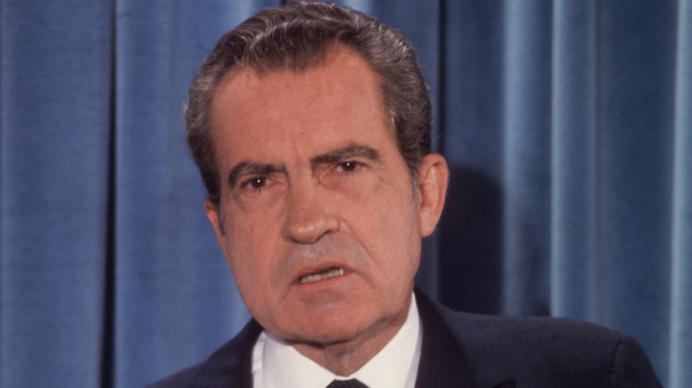 Richard Nixon talking