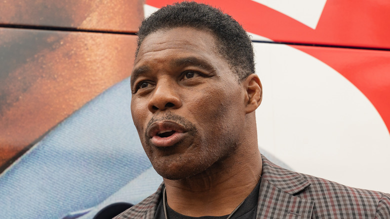 Herschel Walker plaid jacket