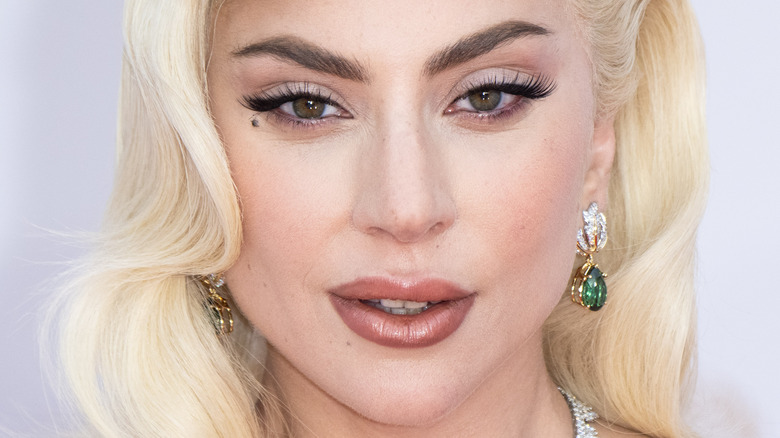Lady Gaga posing closeup