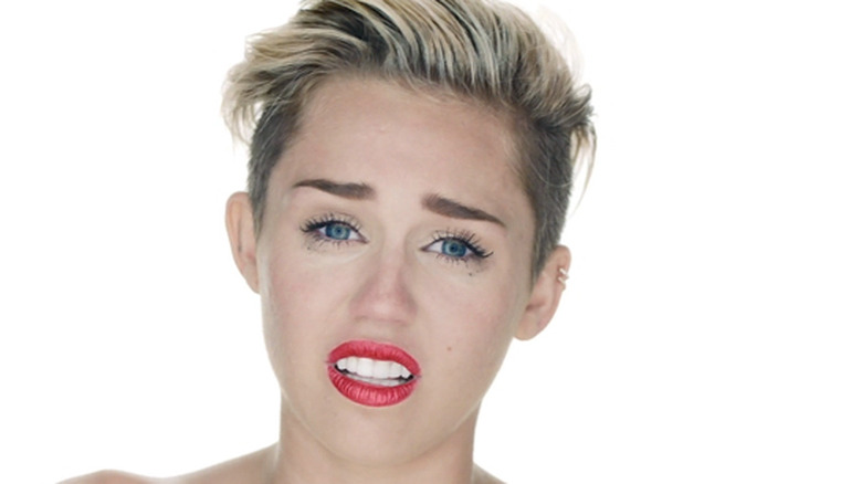 Miley Cyrus in "Wrecking Ball"