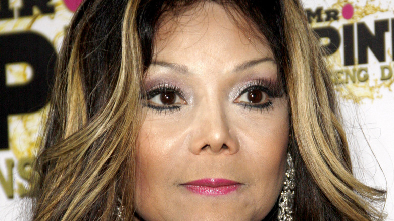 La Toya Jackson on the red carpet