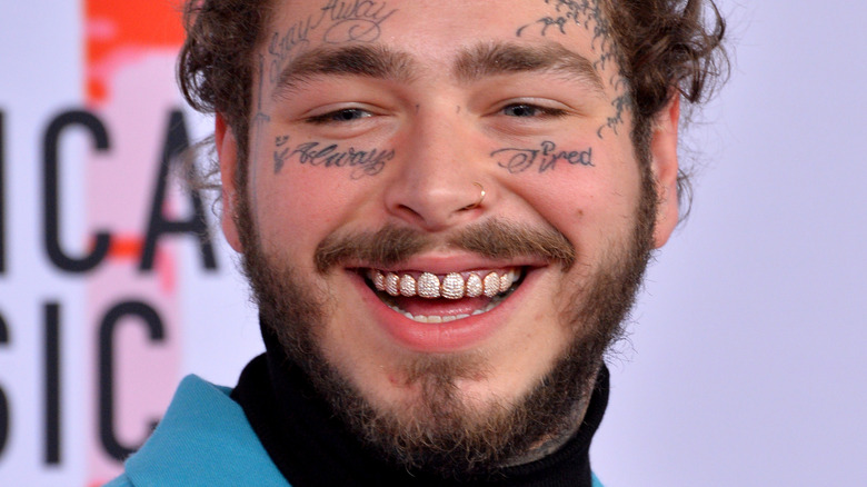 Post Malone smile 