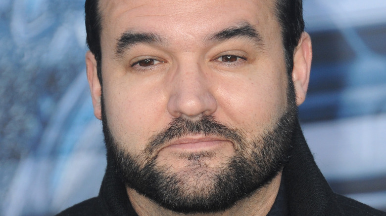 Austin St. John squinting