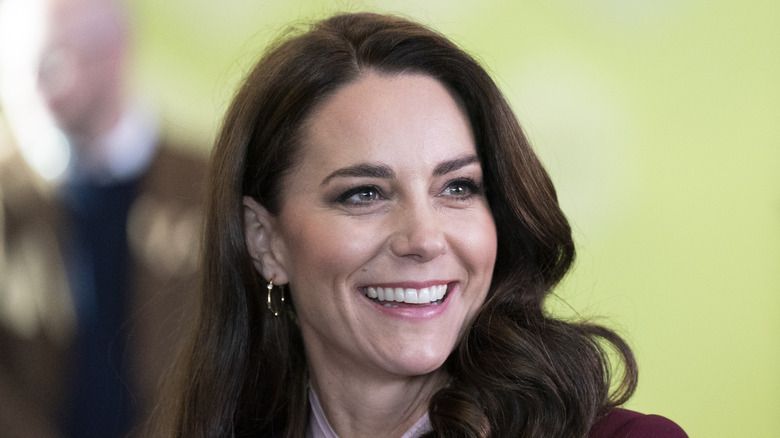 Kate Middleton smiling in close-up