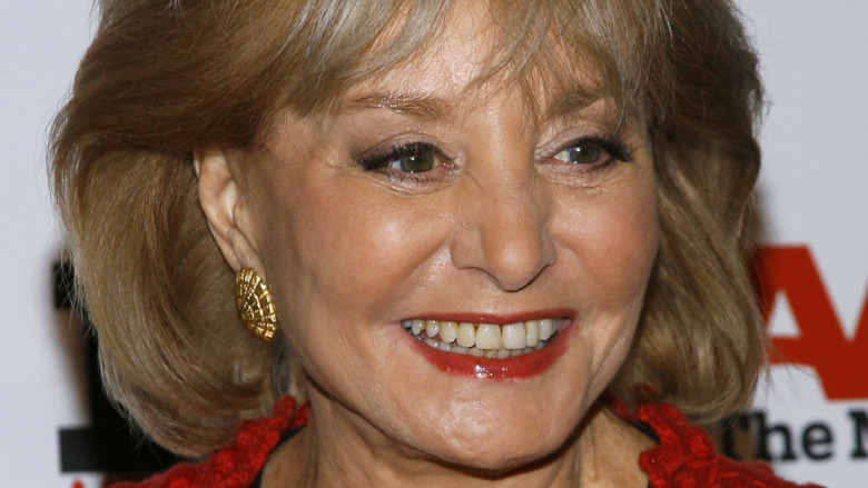 Barbara Walters smiling