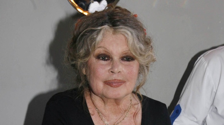 Brigitte Bardot smiling