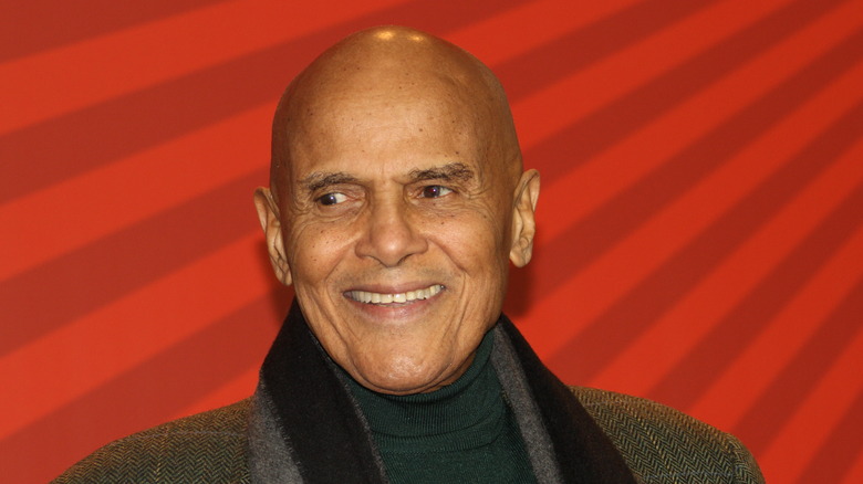 Harry Belafonte smiling