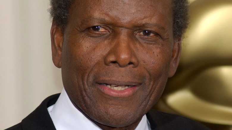 Sidney Poitier smiling