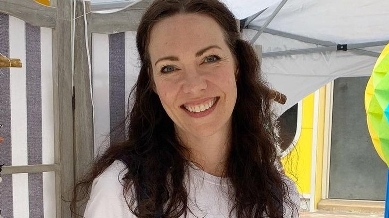 Jennie Elizabeth Eisenhower smiling